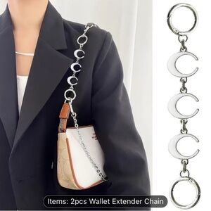 Black and white 2 Extender Chain